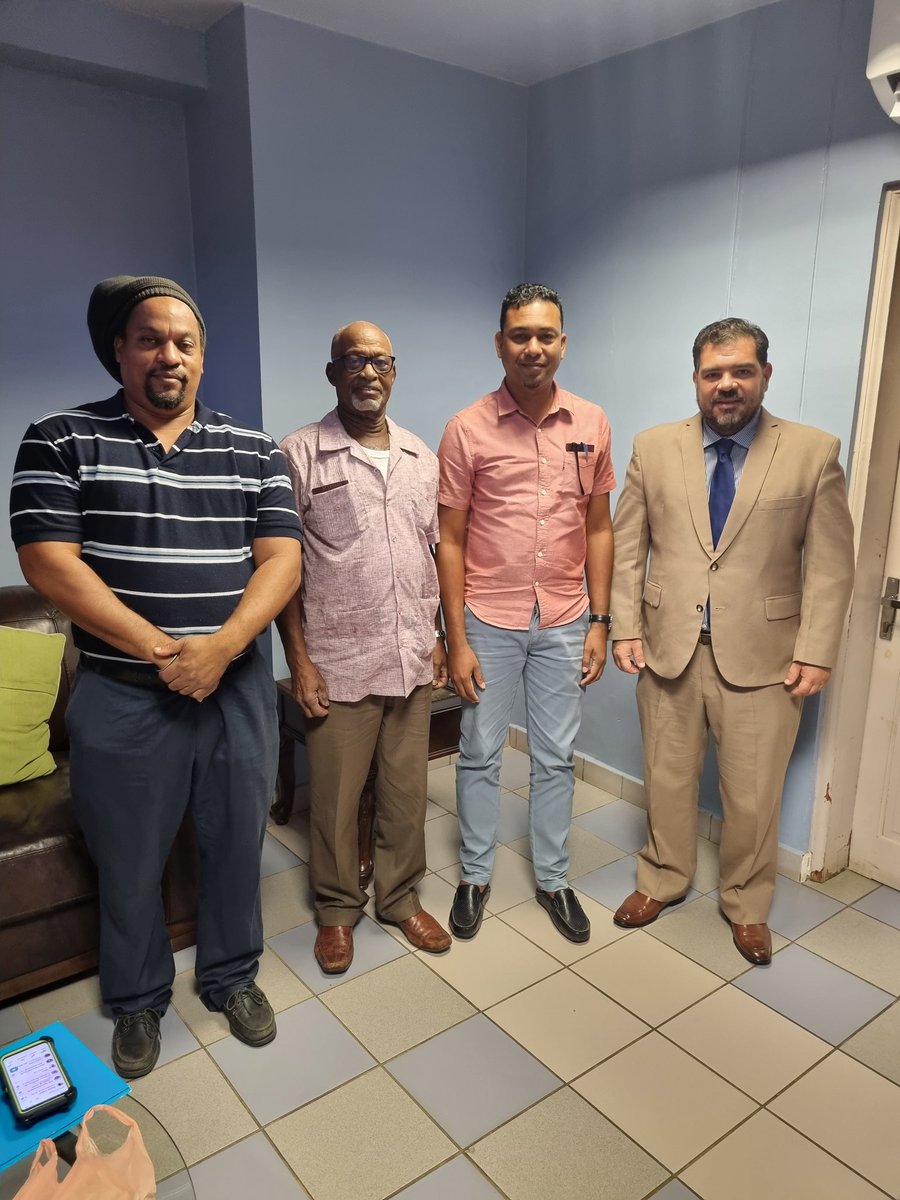 Embajador de Venezuela en Dominica, despide al Ministro de Estado para Agricultura, Pesca, Economía Azul y Verde de la Mancomunidad de Dominica quien viaja a Venezuela a la I Reunión a nivel Ministerial en materia de Agricultura y Pesca del ALBA-TCP. <a href="/ALBATCP/">ALBA</a> @CancilleriaVE