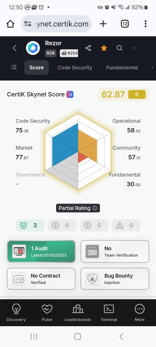 EProgrammador's tweet image. $Rezor
#Rezor 
#RezorCommunity 
Good news, we are climbing!