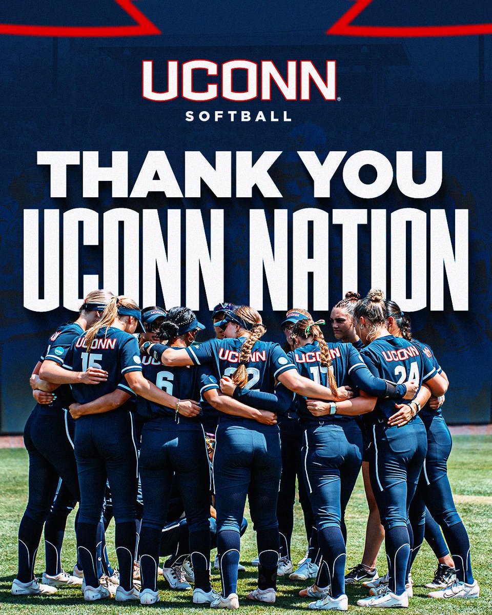 UConn Softball (@uconnsoftball) on Twitter photo Thank you #UConnNation for supporting us every step of the way during this unforgettable season! We are excited for what the future has in store for this program💙
#WEbeforeme Thank you #UConnNation for supporting us every step of the way during this unforgettable season! We are excited for what the future has in store for this program💙
#WEbeforeme