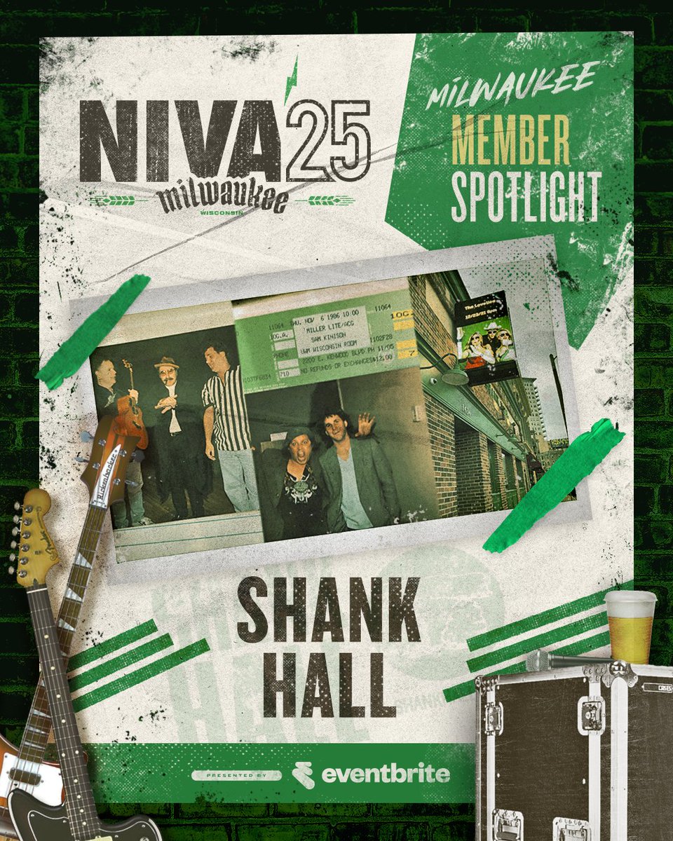 MILWAUKEE NIVA MEMBER SPOTLIGHT: SHANK HALL 🎸

If these walls could talk, @ShankHallMKE would crank the stories up to eleven. Named after the fictional club in This Is Spinal Tap, the 300-cap venue opened in November 1989 and quickly became the city's launchpad for rising stars.