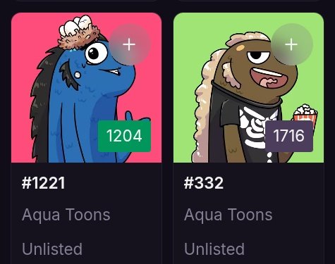 Mint Live 🚨

Grabbed 1 Aqua Fisher &amp; Holding 2 Aqua Toons - unlisted! 

i do fishing 🎣🐠 what about u? Fam