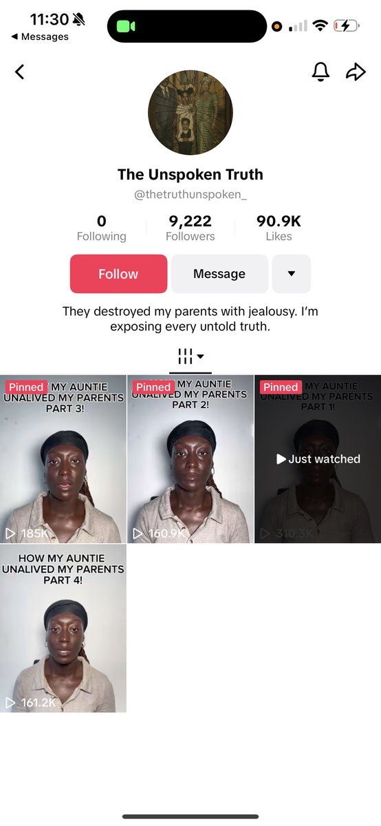 I just finished watching this on TikTok and all I can see is wow… if you know me, you know that I have a serious story to tell as well…but wow