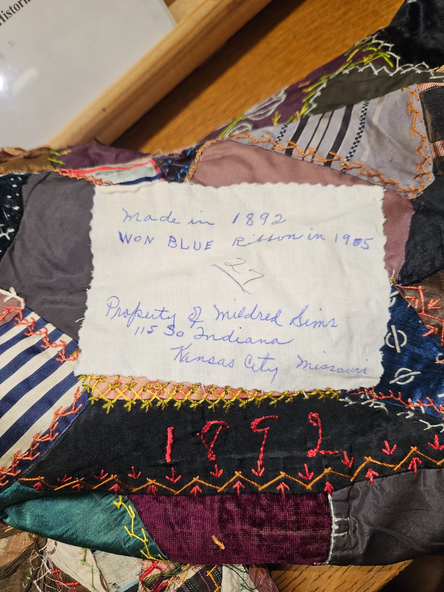 ClayCoMuseum's tweet photo. One of vintage quilts in our raffle. 14 N. Main, Liberty. Drawing on June 7th. https://t.co/iLrtD61PBn
