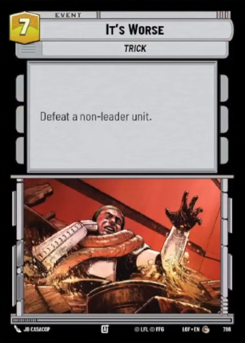 GoldenDicePod's tweet photo. Two more fun spoilers from Darth Players! Not sure they will make a competitive splash but certainly a great theme combo!

https://t.co/tAutaKvqya

#SWU https://t.co/IcZ02y7W4O