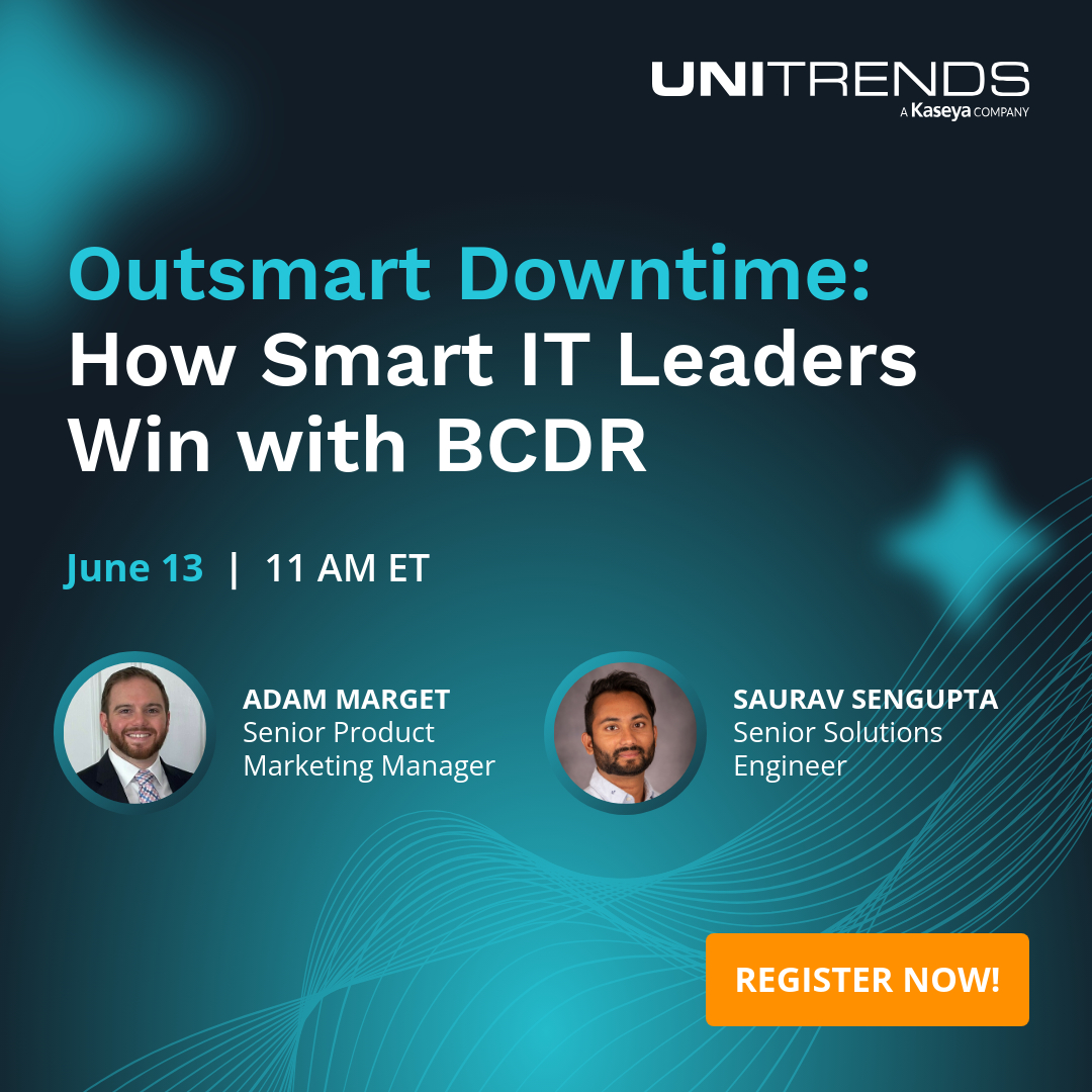 Join us for a power-packed session on turning BCDR into your secret weapon. 
See real-time recovery, cut RTO to minutes, and walk away ready to level up your strategy. 🎯

Register now! bit.ly/3T0h7CI

#BCDR #DisasterRecovery #DataProtection