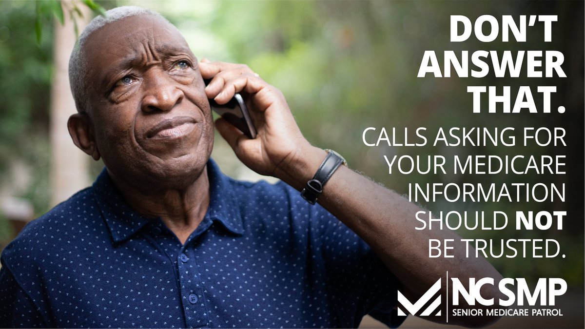 🛑 Medicare Fraud Prevention Week 🛑
Medicare fraud costs millions! Remember, Medicare won’t call you directly. If you get a suspicious call, it’s a scam! Never share personal info. Report fraud to our Special Agents at 919-807-6840 or visit ncdoi.gov/reportfraud