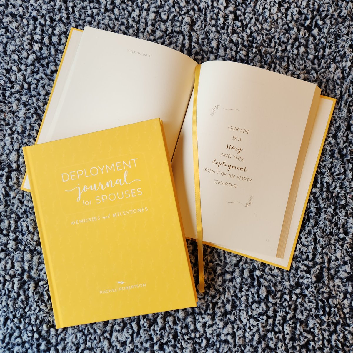 NEW and shipping from MilitaryFamilyBooks.com the beautiful 4th edition of Deployment Journal for Spouses by Rachel Robertson <a href="/MilFamBooks/">MilitaryFamilyBooks</a>