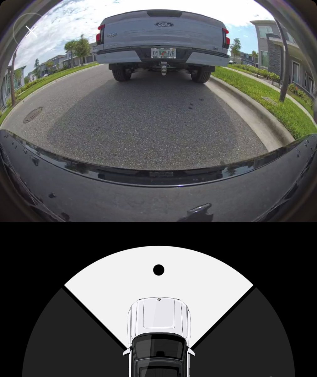 The Rivian is keeping an eye on him while I’m gone
