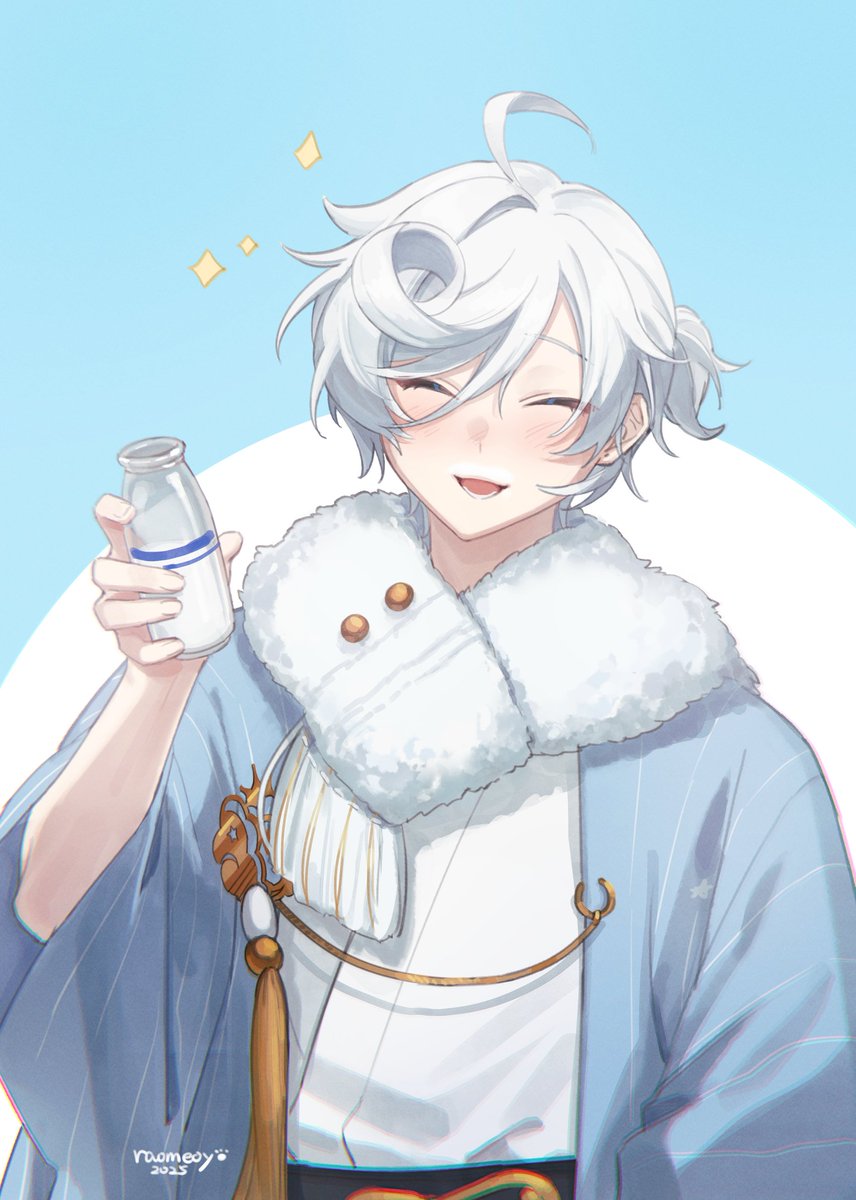 #Fragari_Art #フラガリアメモリーズ 
🥛🧔