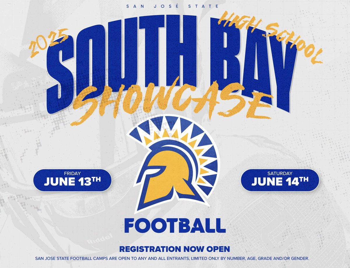Excited to be working at the 2025 South Bay High School Showcase next weekend at SJSU!