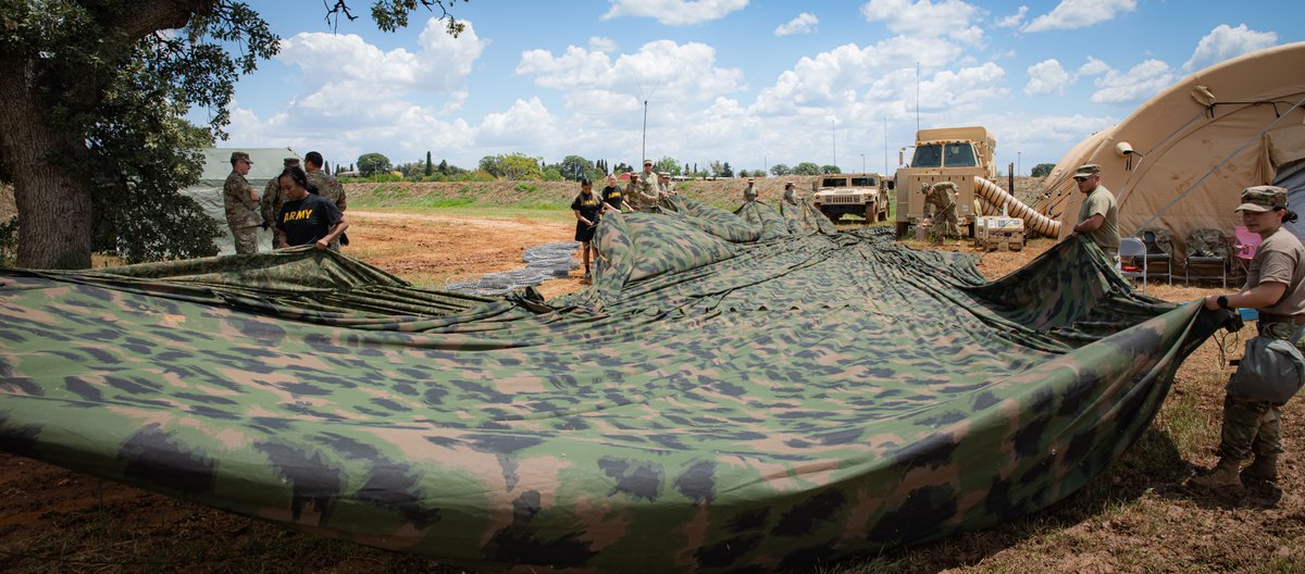 AL National Guard (@alabamang) on Twitter photo ๐๐ข๐ฌ๐ฌ๐ข๐จ๐ง ๐๐๐๐๐ฒ ๐ Soldiers from the 151st CBRN Battalion established their TOC for operations in support of DEFENDER-Europe 25 in Greece. Soldiers set up tents, reinforced the site & laid the groundwork for operations alongside our NATO Allies.
๐ธ: Spc. Angelina Tran ๐๐ข๐ฌ๐ฌ๐ข๐จ๐ง ๐๐๐๐๐ฒ ๐ Soldiers from the 151st CBRN Battalion established their TOC for operations in support of DEFENDER-Europe 25 in Greece. Soldiers set up tents, reinforced the site & laid the groundwork for operations alongside our NATO Allies.
๐ธ: Spc. Angelina Tran