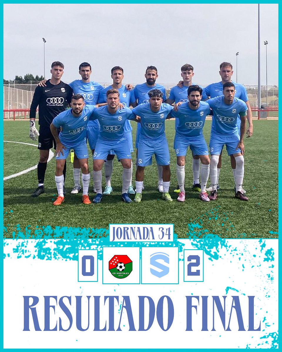Siello Football Club (@siello_football) on Twitter photo PRIMER EQUIPO 🔖
FINAL | Victoria importantísima fuera de casa 🆚 <a href="/CDMostoles/">CD Móstoles URJC</a> B (0-2) que nos da el ascenso a #3RFEF 📰
Los goles fueron de Pacheco ⚽️⚽️
GRACIAS por el trabajo realizado 🏋️
¡Vamos Siello! 🩵
#SielloFootball #VamosSiello #TeamSiello #SielloFootballClub PRIMER EQUIPO 🔖
FINAL | Victoria importantísima fuera de casa 🆚 <a href="/CDMostoles/">CD Móstoles URJC</a> B (0-2) que nos da el ascenso a #3RFEF 📰
Los goles fueron de Pacheco ⚽️⚽️
GRACIAS por el trabajo realizado 🏋️
¡Vamos Siello! 🩵
#SielloFootball #VamosSiello #TeamSiello #SielloFootballClub