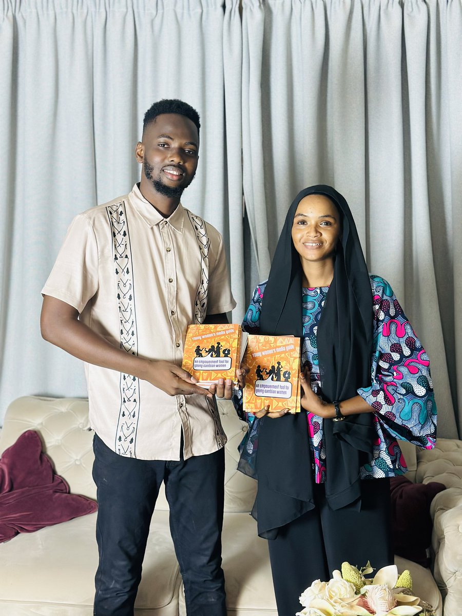 YoMIL_Gambia's tweet photo. In a bold step towards promoting career prospects in Media, YoMIL has distributed the Young Women’s Media Guide to leading broadcast mediums in The Gambia. The media institutions include QTV, (GRTS), Paradise TV and Radio, Star TV and Radio, Kerr Fatou, and The Fatu Network. https://t.co/nfgDpmYXta