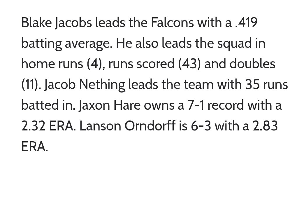 Big weekend... last time on the dimond and playing for everything! #BB90
<a href="/FSHS_Baseball/">Fairmont Senior Polar Bear Baseball</a> <a href="/WESLEYBROWNSR/">Gorilla Strength & Fitness</a> <a href="/coachpkirkland/">Pat Kirkland</a> <a href="/CoachBicknell/">Coach Bicknell</a> <a href="/RealCoachRod/">Rich Rodriguez</a>