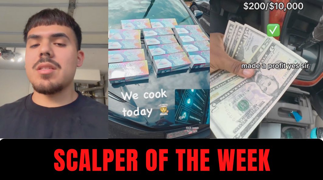 Kennyboulder's tweet image. We’re back with another episode of Pokemon Card Scalper of the week!

Pokemon Card Scalper of the Week (June 3rd, 2025)
youtu.be/16JM3gJVjvk

@ScalpersDaWild @pok_re92689 @AwesumJames @SocalCoyote @MRSARDINE123