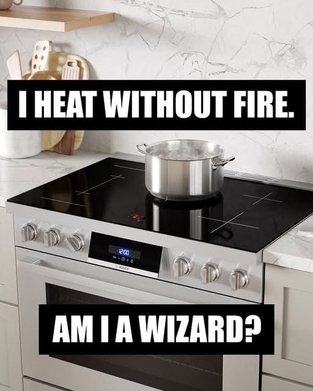 Marcella's Appliance Center (@marcellasapplia) on Twitter photo Tuesday Tip! Courtesy of <a href="/BoschHomeUS/">Bosch Appliances US</a>👇
No flame. No coil. Just pure, invisible power. 🔥✨ With Induction cooking, heat is delivered only where it’s needed—on the surface of your cookware, not your cooktop. The result? Faster boiling, precise simmering, and effortless clean-up. Tuesday Tip! Courtesy of <a href="/BoschHomeUS/">Bosch Appliances US</a>👇
No flame. No coil. Just pure, invisible power. 🔥✨ With Induction cooking, heat is delivered only where it’s needed—on the surface of your cookware, not your cooktop. The result? Faster boiling, precise simmering, and effortless clean-up.