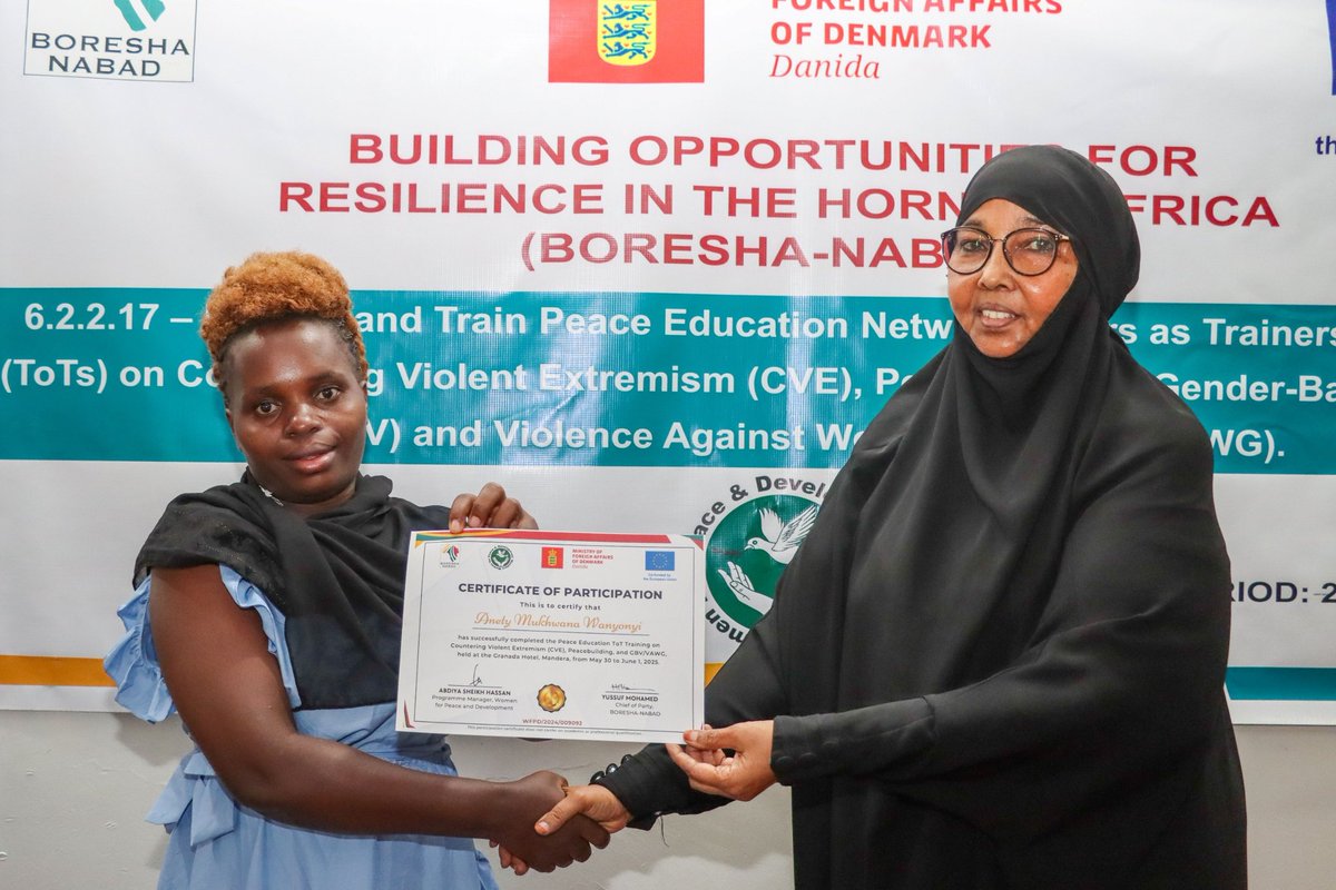 Women For Peace and Development - Mandera tweet media