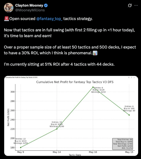 Follow the guide <a href="/MooneyMillions/">Clayton Mooney</a> 🧩