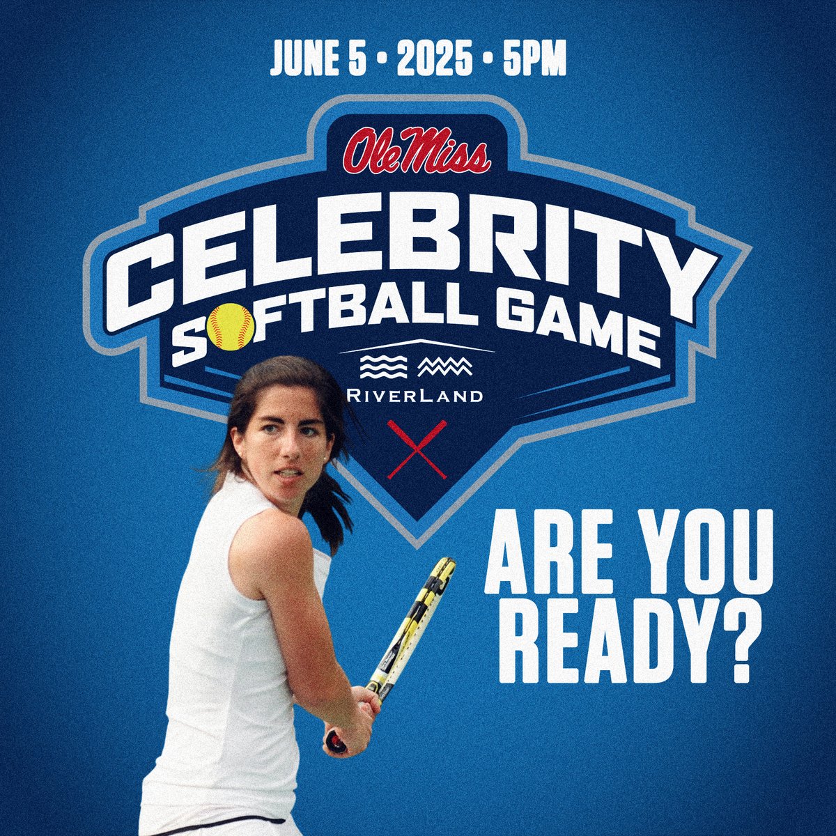 Come cheer on former All-American Kristi Boxx at the Celebrity Softball Game on Thursday, June 5th beginning at 5pm at the Ole Miss Softball Stadium! 🎾↔️🥎 

#HottyToddy