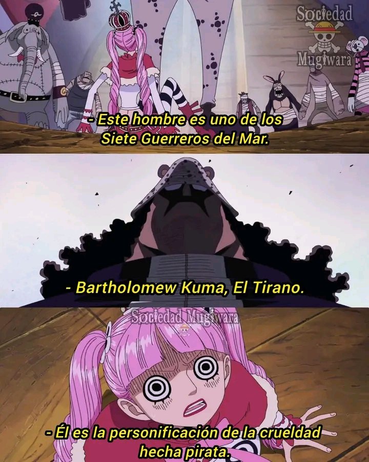 Y pensar que así nos presentaron a Kuma en Thriller Bark 😔