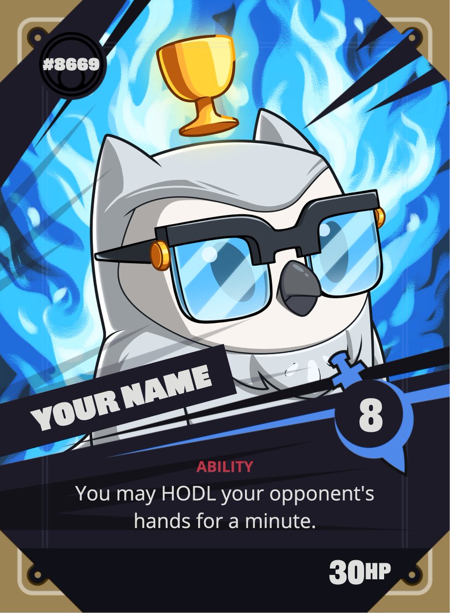 Free <a href="/moonbirds/">Moonbirds</a> cards 🆓🦉

Drop your Moonbird picture and # below 👇

---

(Will probably soon make this for <a href="/finalbosuX/">Finalbosu</a> and <a href="/Azuki/">Azuki</a> as we accelerate $ANIME)