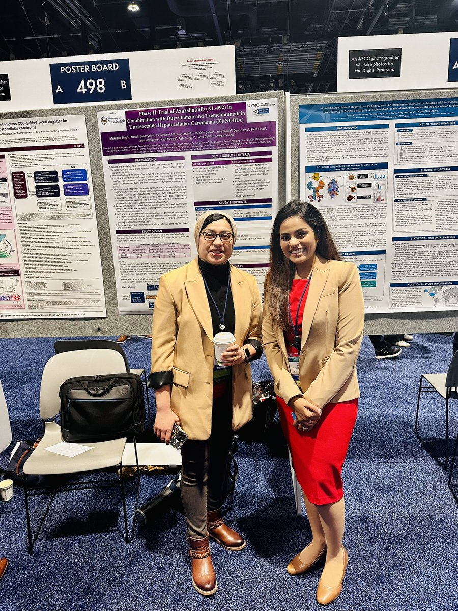 Anwaar Saeed (@anwaarsaeed3) on Twitter photo 🎊 🤩 Proud mentor moment watching <a href="/MeghanaSinghMD/">Meghana Singh</a> present our Trial in Progress poster at #ASCO25 — adding Zanzalintinib to STRIDE in advanced HCC. Watching the next generation of GI oncologists lead the way is deeply rewarding✨. #MentorshipMatters <a href="/UPMCHeme_Onc/">UPMC Heme-Onc Fellowship Program</a> <a href="/UPMCHillmanCC/">UPMC Hillman Cancer Center</a> 🎊 🤩 Proud mentor moment watching <a href="/MeghanaSinghMD/">Meghana Singh</a> present our Trial in Progress poster at #ASCO25 — adding Zanzalintinib to STRIDE in advanced HCC. Watching the next generation of GI oncologists lead the way is deeply rewarding✨. #MentorshipMatters <a href="/UPMCHeme_Onc/">UPMC Heme-Onc Fellowship Program</a> <a href="/UPMCHillmanCC/">UPMC Hillman Cancer Center</a>
