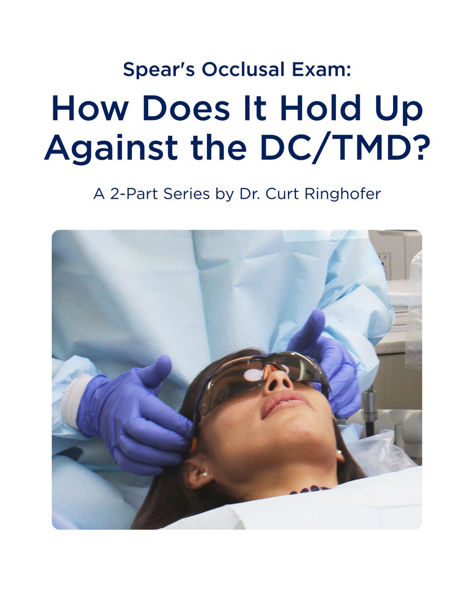 How does Spear’s occlusal examination compare against the one orofacial pain specialists use to diagnose TMD? Learn more in our latest Spear Digest articles — the answer might surprise you! Start here: bit.ly/4ki6Aiv