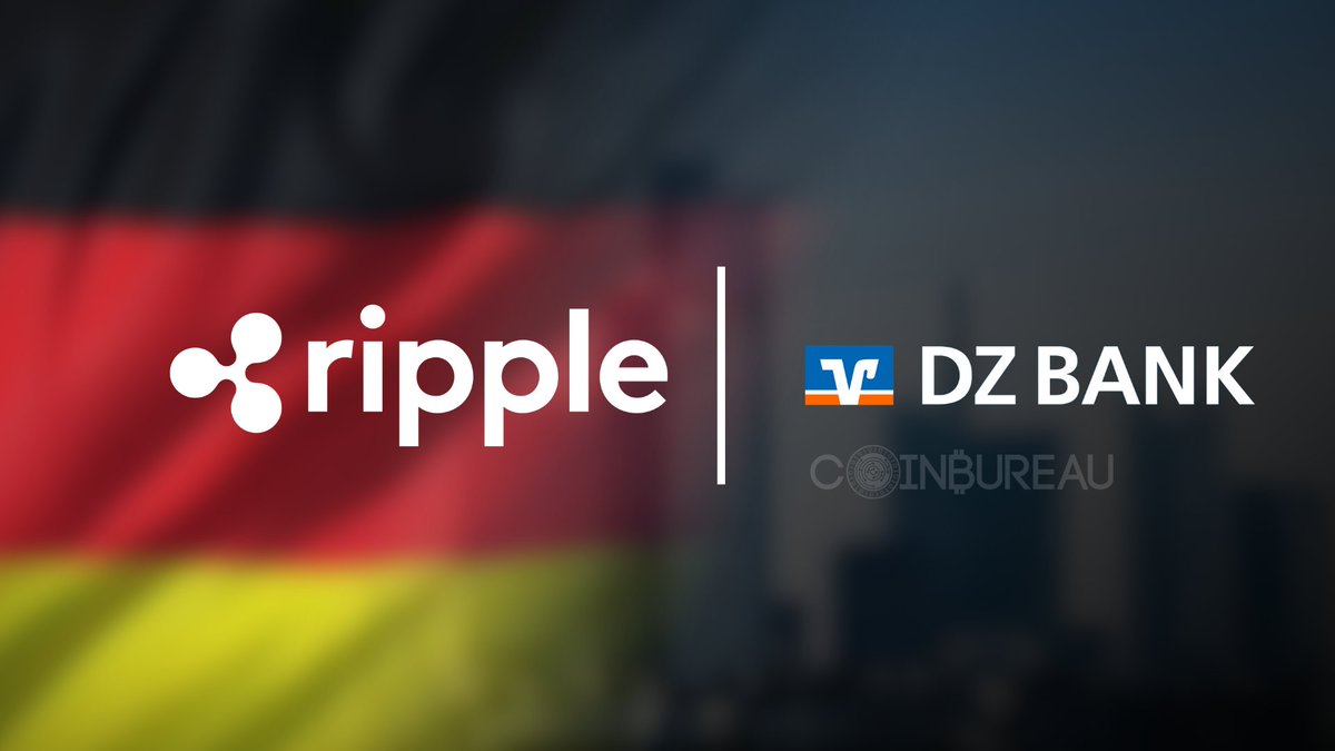 coinbureau's tweet photo. 🇩🇪 GERMANY’S DZ BANK CHOOSES RIPPLE!

Germany’s second-largest bank, with €350B+ in assets, has adopted #Ripple’s digital asset custody platform—its first full-scale rollout in Europe.

Enabled by Germany’s new securities law, insiders call it “CBDC infrastructure, disguised as custody.”