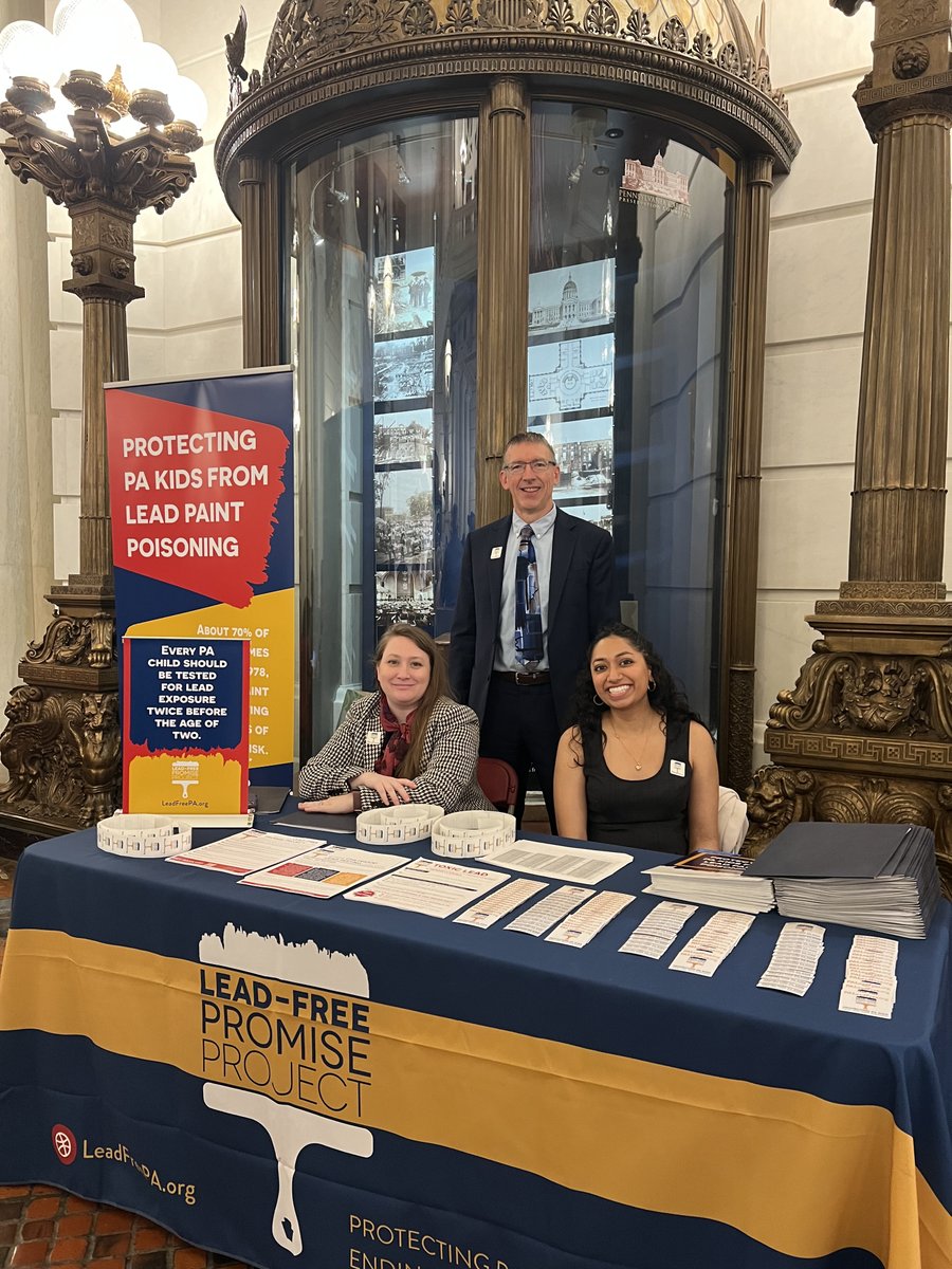 The Lead-Free Promise Project is in the Capitol today addressing the need to prioritize lead poisoning education, prevention, assessment, and testing. #PALeadFree