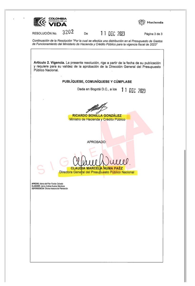 RICARDO BONILLA: No olvidar que el exministro Ricardo Bonilla, accedió a las pretensiones de Olmedo López y le desembolsó 1,4 BILLONES DE PESOS del Tesoro Nacional. De esos recursos salieron los 46 mil 800 millones de pesos de los carrotanques. 🚛