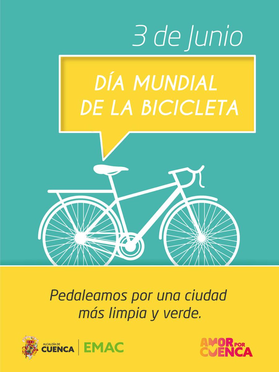 🚲🌎 Día Mundial de la Bicicleta

Desde EMAC EP celebramos este día impulsando un compromiso con el ambiente, la salud y una movilidad sostenible.

Cada vez que eliges la bicicleta, reduces emisiones, cuidas el aire que respiramos y conectas con una ciudad más limpia, verde y