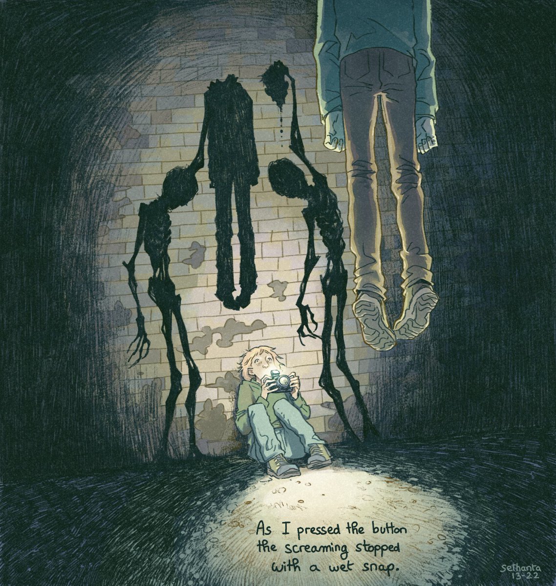 sethanta1322's tweet image. The noise that broke the stillness this time is the one that is still ringing in my ears. It was Luke’s voice, and it was screaming in agony, a shrill, gut-wrenching screech of pain and fear.
📸
#themagnusarchivesfanart #themagnusinstitute #themagnusarchives