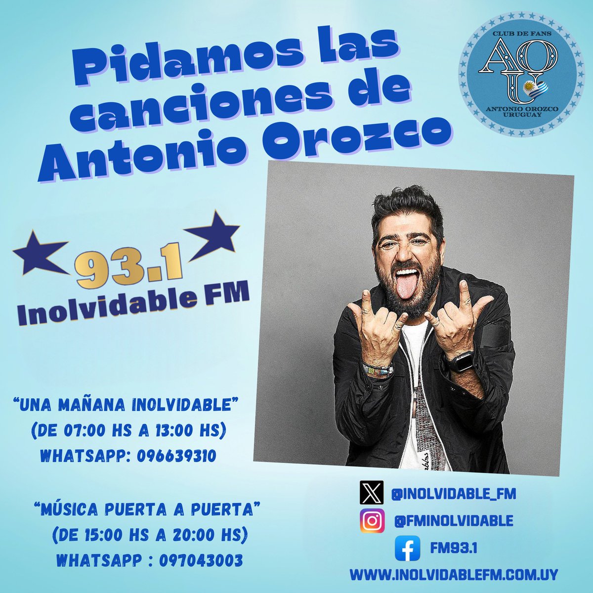 Pedí #Teestabaesperando la nueva canción de <a href="/antoniorozco/">Antonio Orozco</a>  por <a href="/Inolvidable_FM/">93.1 FM Inolvidable</a>

 <a href="/UMUruguay/">Universal Music Uruguay</a> <a href="/UMArgentina/">Universal Music Argentina</a> <a href="/UniversalSpain/">UniversalMusicSpain</a>  <a href="/ClippersMusic/">Clipper's Music</a>

#Orozco  #antonioorozco #music #antonio