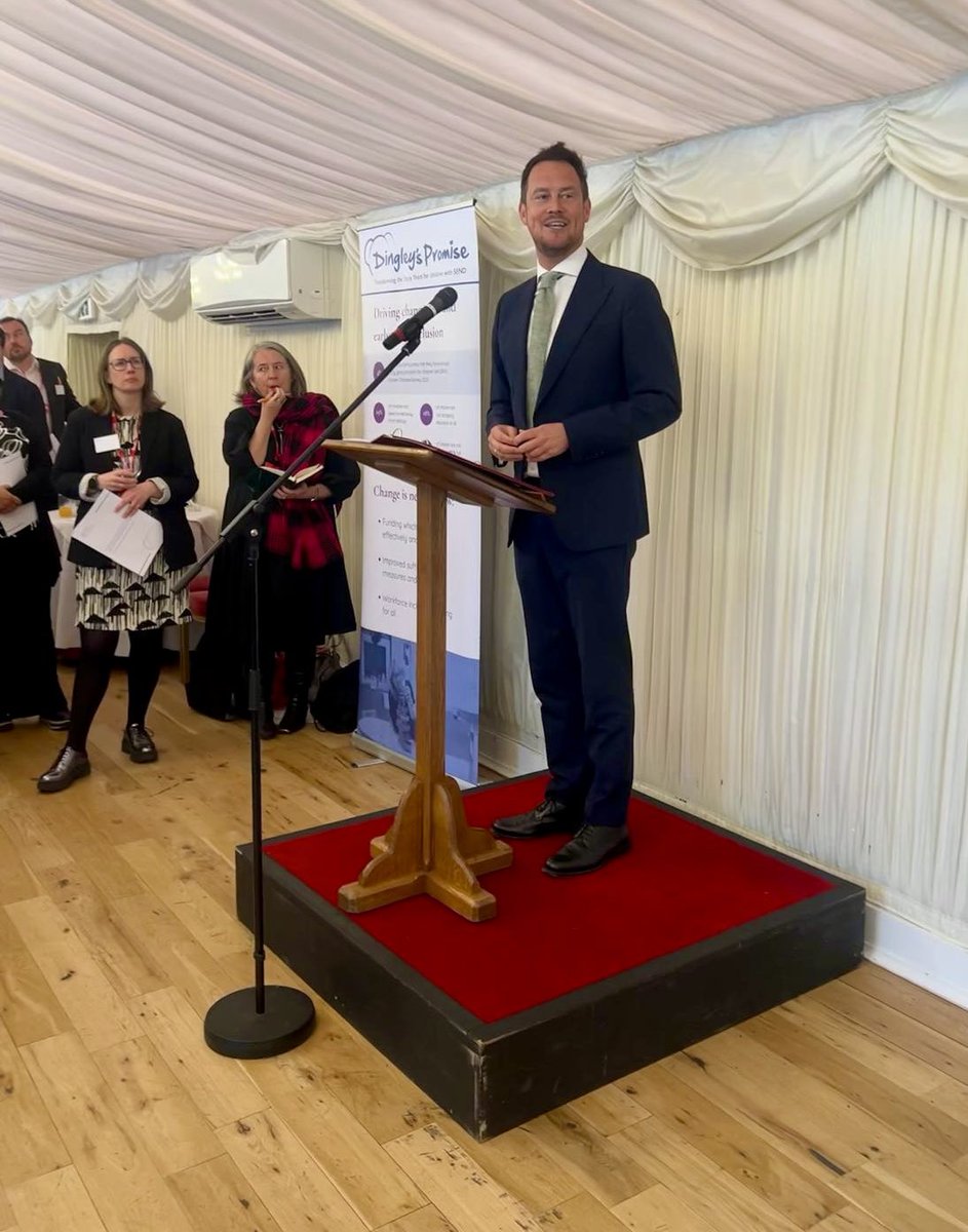 Stephen Morgan MP (@stephenmorganmp) on Twitter photo We want all children with SEND to be able to access a place in high-quality early years settings where their unique needs can be recognised, and they are supported to thrive.
Pleasure to join <a href="/Dingley/">Dingley's Promise</a>’s reception in Parliament today as we use this moment to deliver positive We want all children with SEND to be able to access a place in high-quality early years settings where their unique needs can be recognised, and they are supported to thrive.
Pleasure to join <a href="/Dingley/">Dingley's Promise</a>’s reception in Parliament today as we use this moment to deliver positive