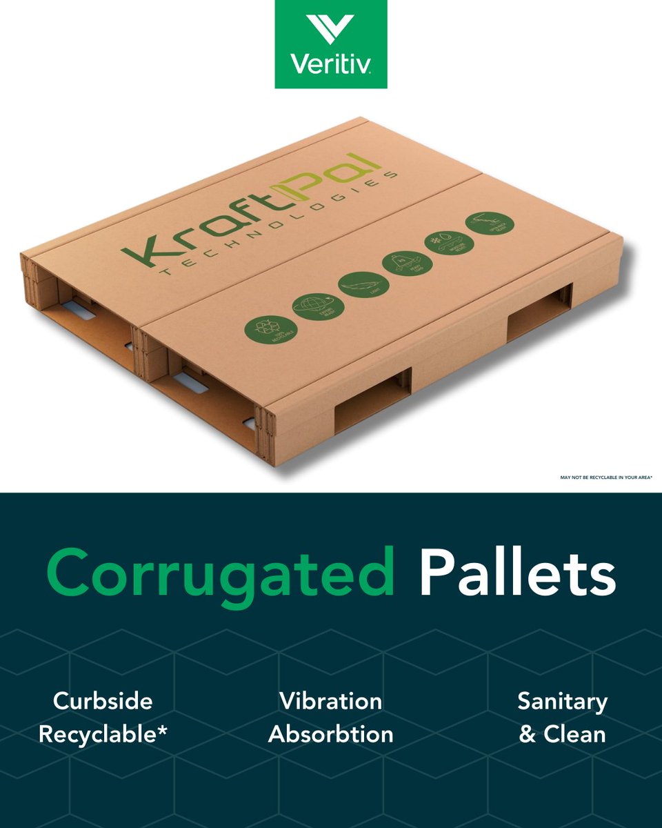We offer #KraftPal corrugated pallets—an innovative, #sustainablepackaging solution! These recyclable pallets are an eco-friendly alternative to traditional wood. Elevate your sustainability game with KraftPal: bit.ly/4dopFfW.
#PackagingInnovation
