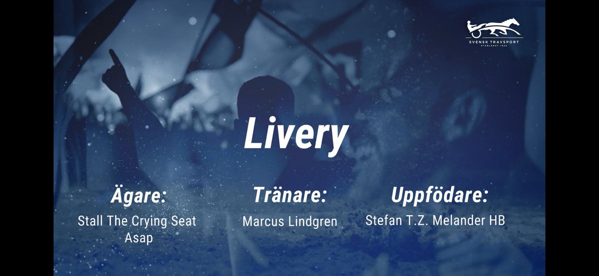 Livery blev historisk när han skojade med konkurrenterna i sin debut på HalmstadTravet tidigare idag.

Första starten &amp; första vinsten för the CRYING SEAT!