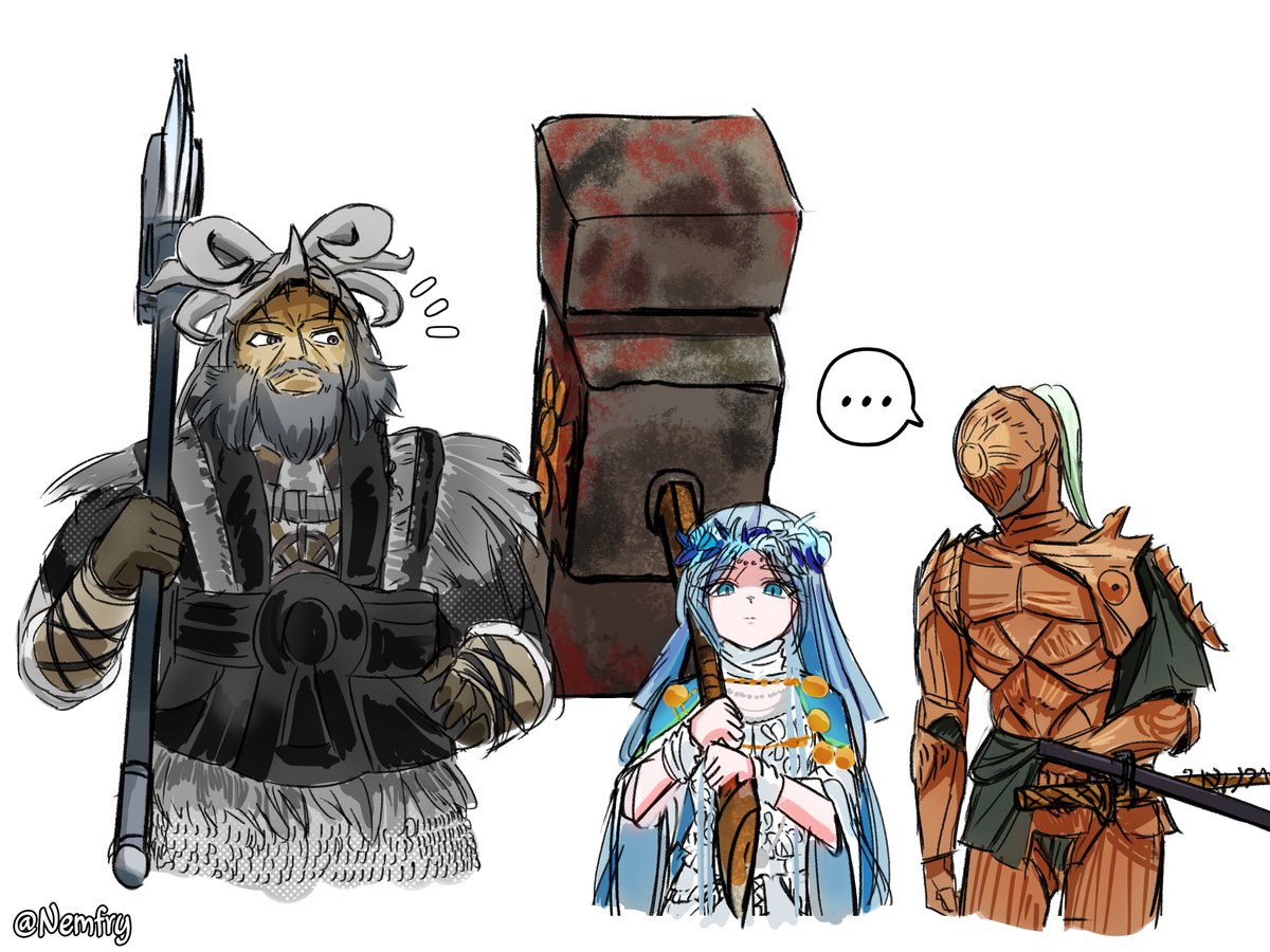 Nemfry's tweet image. She's smol but she is angry
#eldenringnightreign #ELDENRING #ELDENRINGNIGHTREIN
