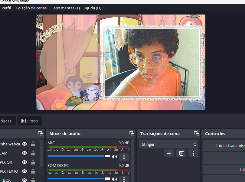configurando a live pros meus seguimores