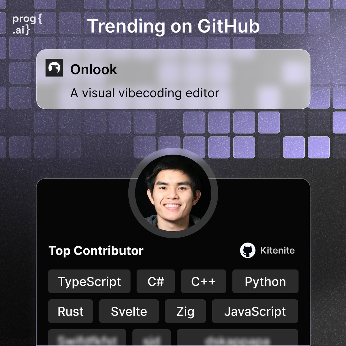 getprogai's tweet image. Trending on GitHub: @onlookdev 

The Cursor for Designers — an open-source visual vibecoding editor. 

Top contributor, CTO and co-founder: @FlyaKiet