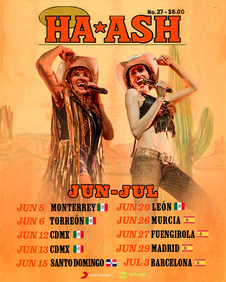 haashoficial's tweet photo. ESTO ES HAASHVILLE 🤠🌵❤️👢 ¿En dónde lxs vemos?
🎟️ https://t.co/EAYKCiMm3A https://t.co/OlnNXQAGjr