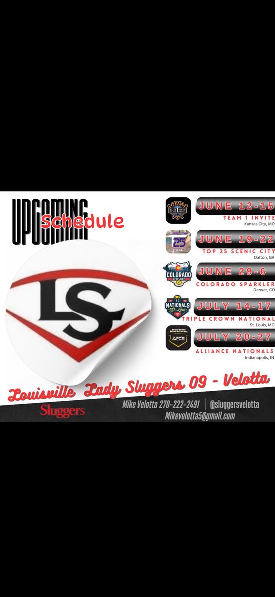 addie bryant (@addiebryant09) on Twitter photo I’ve missed being on the field with my girls and can’t wait to be with them soon!! Here’s our summer schedule! ❤️🤍<a href="/sluggersvelotta/">Louisville Lady Sluggers 09 Velotta</a> <a href="/MikeVelotta5/">Mike Velotta</a> <a href="/LadySluggersOrg/">Louisville Lady Sluggers</a> <a href="/UKsoftball/">Kentucky Softball</a> <a href="/LouisvilleSB/">Louisville Softball</a> <a href="/LibertySB/">Liberty Softball</a> <a href="/GoMocsSB/">Chattanooga Softball</a> <a href="/AlabamaSB/">Alabama Softball</a> <a href="/OhioStateSB/">Ohio State Softball</a> <a href="/clemsonsoftball/">Clemson Softball 🥎</a> I’ve missed being on the field with my girls and can’t wait to be with them soon!! Here’s our summer schedule! ❤️🤍<a href="/sluggersvelotta/">Louisville Lady Sluggers 09 Velotta</a> <a href="/MikeVelotta5/">Mike Velotta</a> <a href="/LadySluggersOrg/">Louisville Lady Sluggers</a> <a href="/UKsoftball/">Kentucky Softball</a> <a href="/LouisvilleSB/">Louisville Softball</a> <a href="/LibertySB/">Liberty Softball</a> <a href="/GoMocsSB/">Chattanooga Softball</a> <a href="/AlabamaSB/">Alabama Softball</a> <a href="/OhioStateSB/">Ohio State Softball</a> <a href="/clemsonsoftball/">Clemson Softball 🥎</a>