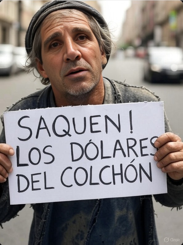 ¡Saquen los dólares del colchón que al Toto no le dan los números!
