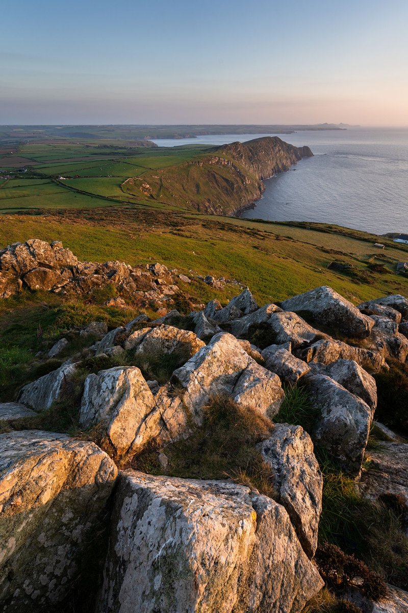 Just back from an incredible trip to Pembrokeshire, and I'm officially in love! ❤️ We had that amazing run of clear skies, which meant less typical landscape shots, but I was completely taken by this epic view from Garn Fawr, an old Iron Age Hill Fort.