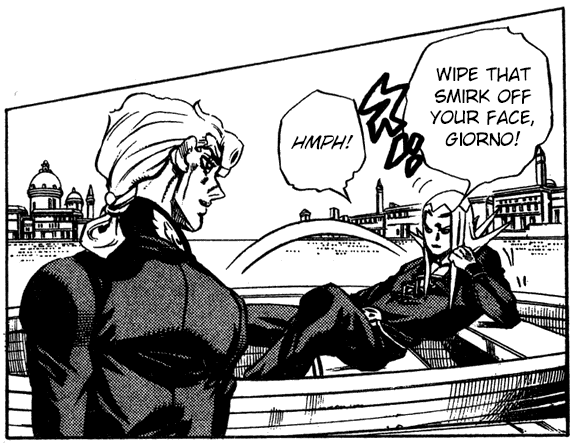sicgstaja's tweet photo. Abbacchio after saying the gayest shit of all time https://t.co/1Y6jvf4BJ7