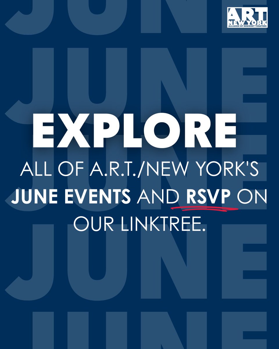 Two dates. One mission: connection.

🗓️ June 9 → Virtual roundtable on new models for space-sharing in the arts
🗓️ June 13 → Summer house party with music, food &amp; community 🎉

Tap the link to RSVP—we’d love to see you!
linktr.ee/artny72