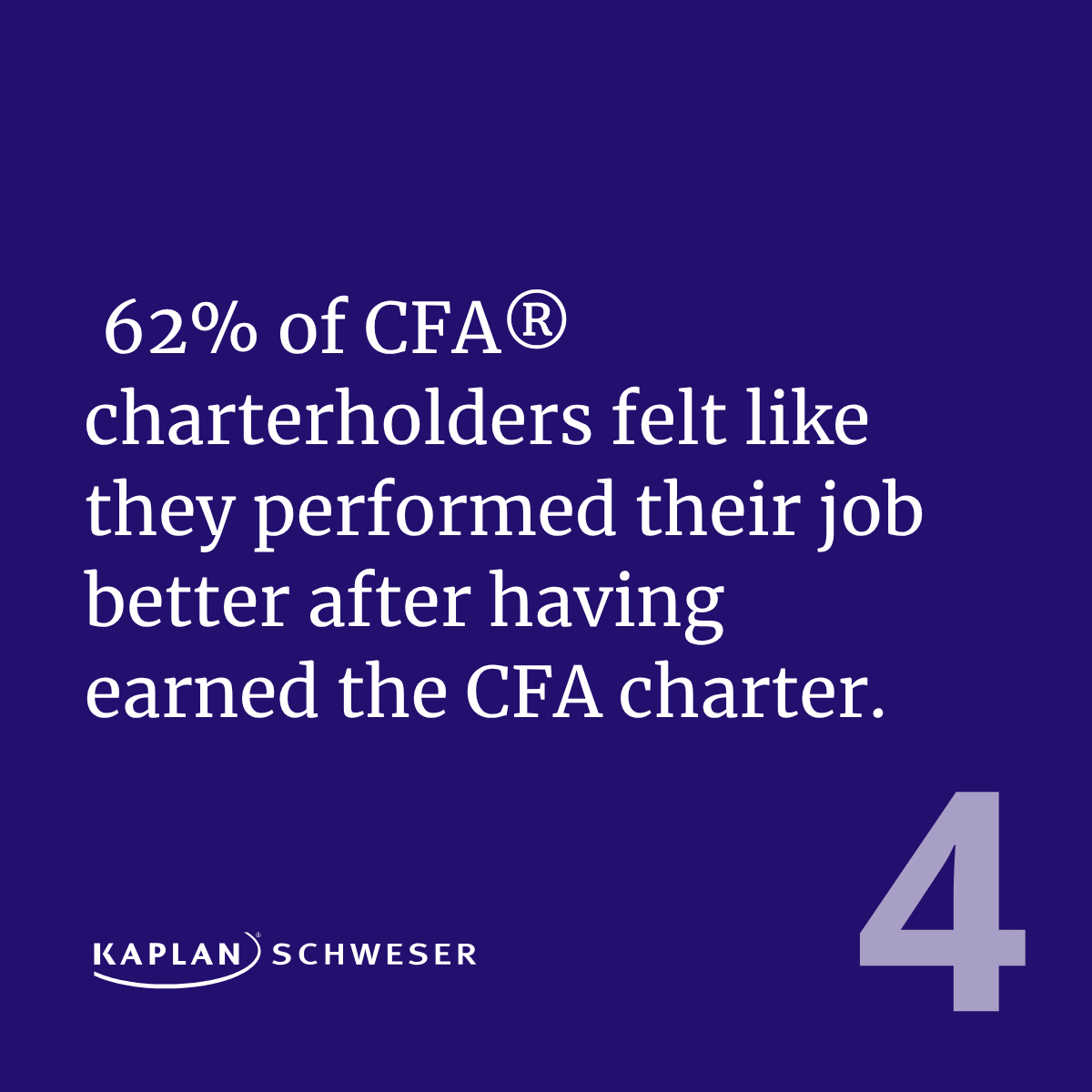 How do you strengthen your organization's talent? Implement a CFA program! Here are some amazing stats from our CFA Program Study showing the impact that becoming a charterholder has on employees. bit.ly/4kOfeFb