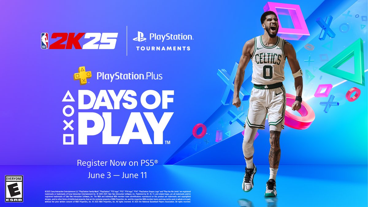 Hit the court June 3 - 11 for the Days of Play Cups to win VC and more: 

2kgam.es/4mEM1OB