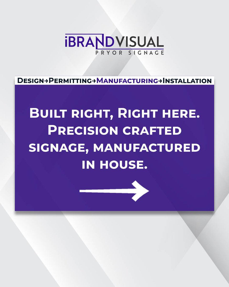 ibrandvisual's tweet image. From concept to install, we keep it simple, seamless, and stress-free.

Design.
Permitting.
Manufacturing.
Installation.

One expert team. Total confidence. That’s signage done right.

iBrandVisual.com

#iBrandVisual #SignageSimplified #SignDesign #BrandVisibility