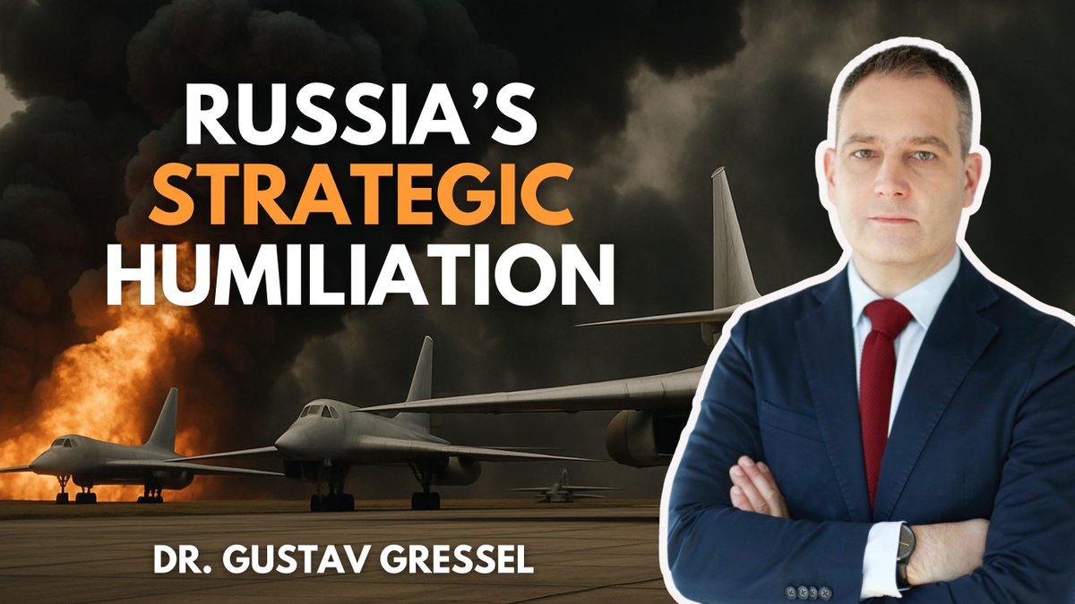 Sergej Sumlenny, LL.M (@sumlenny) on Twitter photo Chech our latest <a href="/EuroResilience/">European Resilience Initiative Center</a> interview with <a href="/GresselGustav/">Gustav C. Gressel</a> on Ukraine's strategic drones attack, #Sumy defensive operation, and much more!
🔗 youtube.com/watch?v=dsJ7md… Chech our latest <a href="/EuroResilience/">European Resilience Initiative Center</a> interview with <a href="/GresselGustav/">Gustav C. Gressel</a> on Ukraine's strategic drones attack, #Sumy defensive operation, and much more!
🔗 youtube.com/watch?v=dsJ7md…