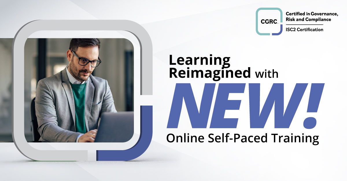 ISC2's tweet photo. New CGRC adaptive online self-paced learning platform! Guided by your level of understanding and confidence. 

Learn more: https://t.co/9t9YTmxbFz

#CGRCTraining #GRC #CybersecurityCertification https://t.co/pdb5B9RhAb